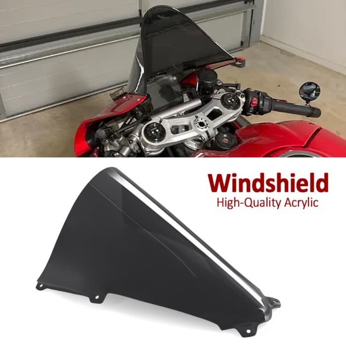 Motorcycle For Ducati Panigale V2 2018-2024 2023 PANIGALE Panigale V4 2018 2019 Windshield Wind Dou