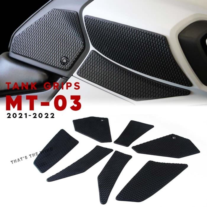 For Yamaha MT03 MT-03 MT25 2020 2021 Snake Skin Tank Pads Grips MT 03 MT 25 Protector Stickers Deca