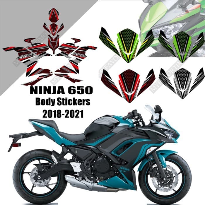 For Kawasaki NINJA 650 Ninja 650 Ninja650 NINJA650 2018-2021 Motorcycle Sticker Fuel Tank Protectio