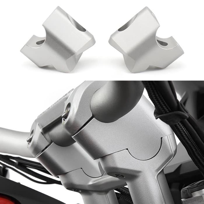 Motorcycle Accessories Handlebars Back Move Mount Silver New Handlebar Riser For Ducati Multistrada