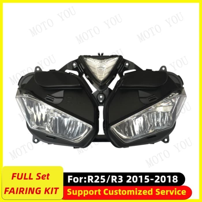 Motorcycle Headlight Headlamp Head Light Head Lamp Headlight assembly For YAMAHA YZF R25 R3 YZF-R3 