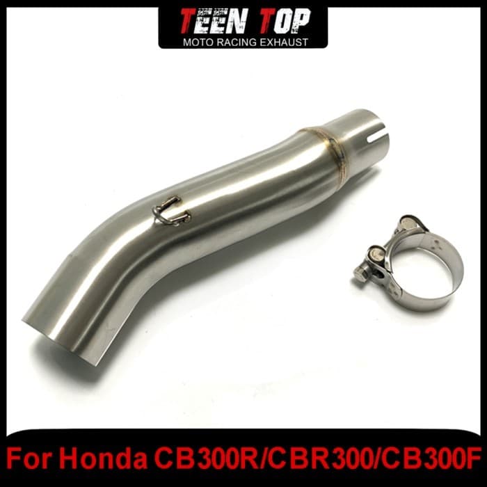 For Honda CB300R/CBR300/CB300F Motorcycle Exhaust Modified System exhaust Muffler Modified Middle L
