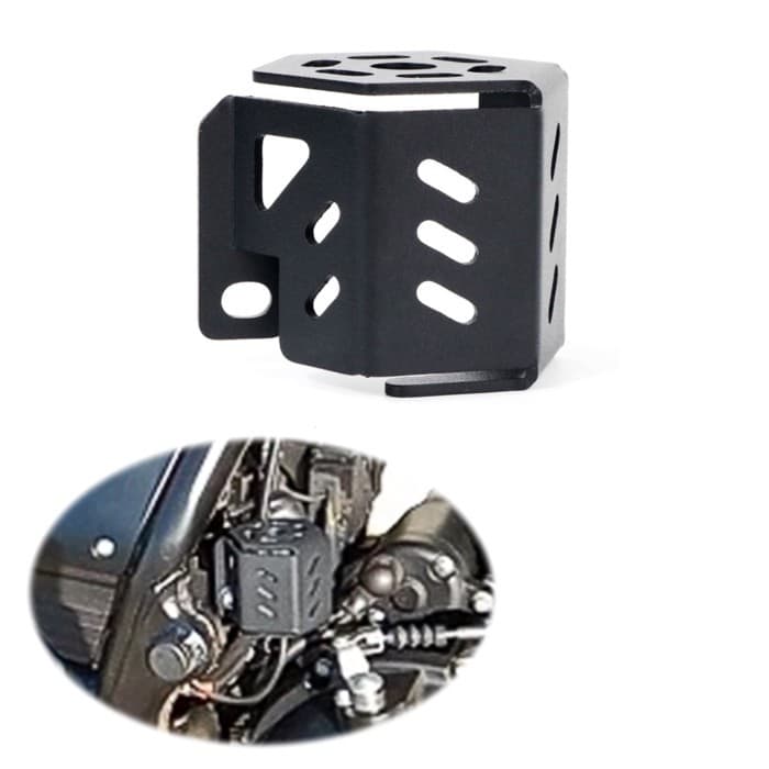 Motorcycle Fit For Royal Enfield Himalayan 411 SCRAM 411 Rear Brake Fluid Reservoir Cover Protector