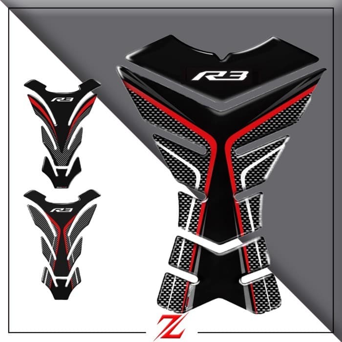 R3 Motorcycle sticker Tank Pad Protector Decals Stickers Case for Yamaha R3 YZF-R3 VS Tankpad
