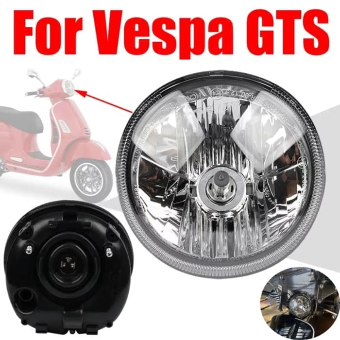 For Vespa GTS 300 250 125 GT GTS300 GTS125 GTS250 Motorcycle Accessories Headlight Headlamp Assembl