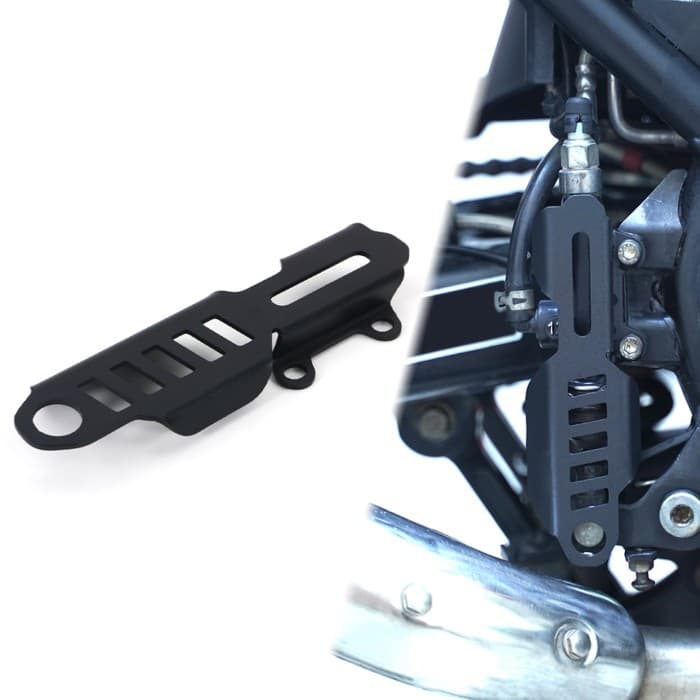 Motorcycle Accessories Rear Brake Master Cylinder Guard Black Fit For ROYAL ENFIELD HIMALAYAN 2016-