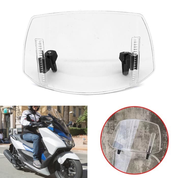 Fit For HONDA Forza125 Forza300 Forza350 Forza750 NSS350 Motorcycle Windshield Extension Adjustable