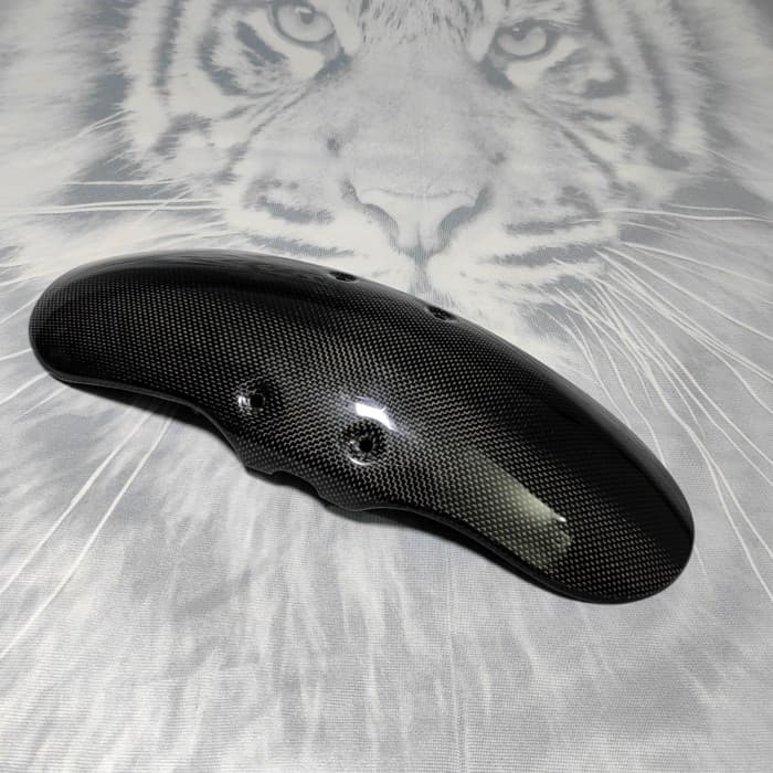 For Ducati Scrambler 2015 Classic Carbon Fiber Front Fender Mudguard glossy Accessories