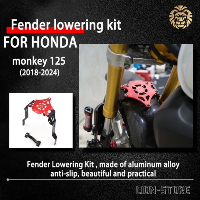 FOR HONDA MONKEY125 MONKEY 125 2018 2019 2020 2021 2022 2023 2024 Fender Lowering Kit  Motorcycle a