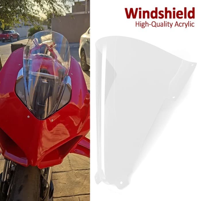 For DUCATI PANIGALE Panigale V4 S V4S 2020 2021 2022 2023 2024 Windscreen Windshield Racing Screen 