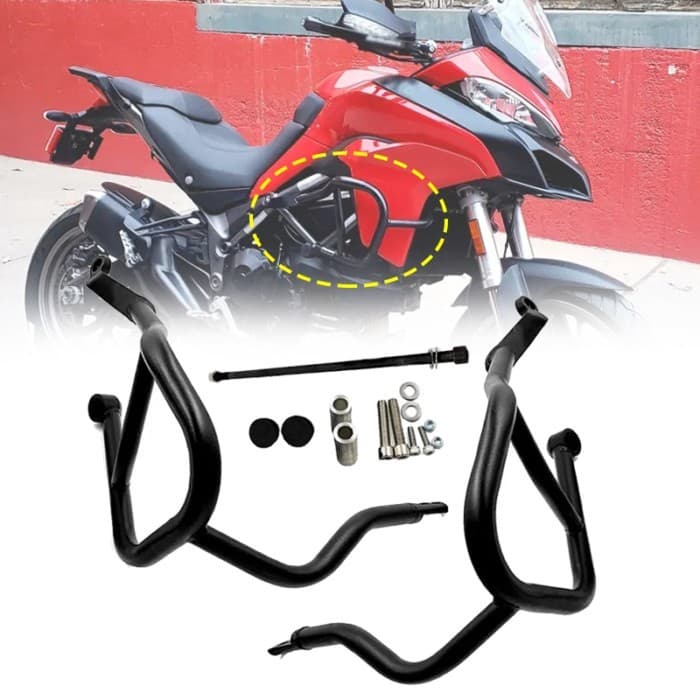 Fit For DUCATI Multistrada 950 1200 1260 1260S MTS950 2017-2020 Motorcycle Engine Bumper Crash Bar 