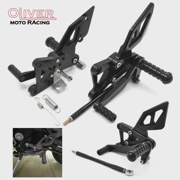 For Yamaha YZF-R3 MT03 2015-2020 Motorcycle Rearsets Rear Sets Foot Pegs Pedal Footrest For Yamaha 