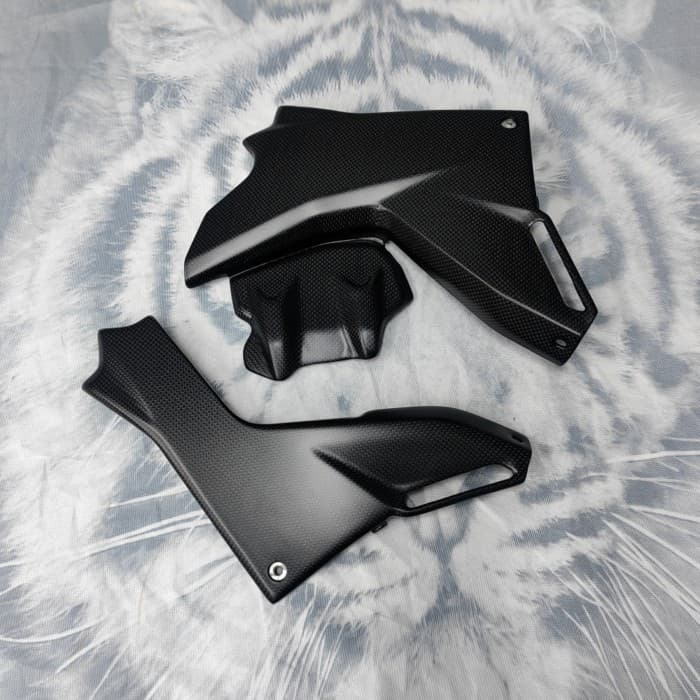 For DUCATI Multistrada V4 S Pikes Peak 2021-2023 Motorcycle Carbon Fiber Seat Under Panel matte Acc