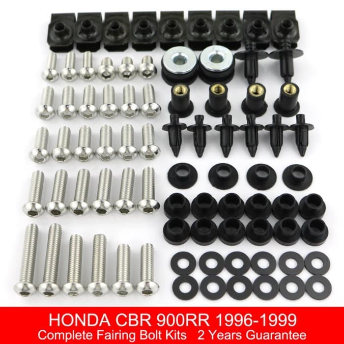 Fit For Honda CBR900RR CBR1100XX ST1100 CBR500R CBR500R CBR954RR Motorcycle Complete Fairing Bolts 