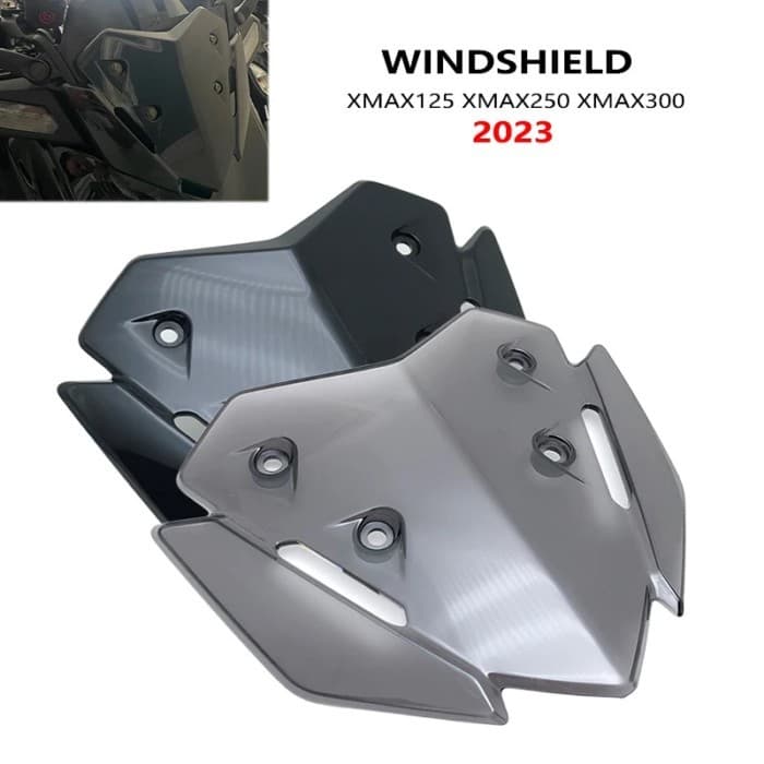 NEW 2023 XMAX 300 For YAMAHA XMAX300 XMAX250 XMAX-300 250 Motorcycle Windshield WindScreen Visor Vi