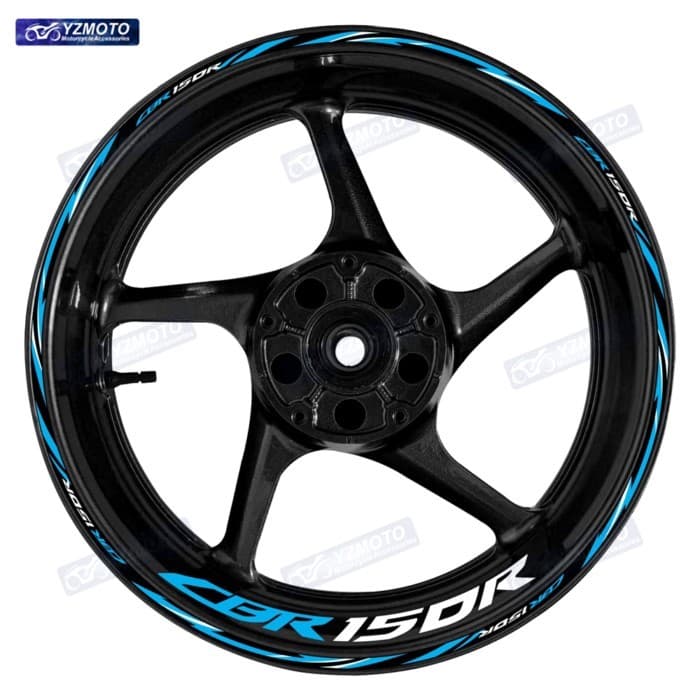 For Honda CBR150R Motorcycle 17 Inch Front And Rear Racing Wheel Stickers Car Reflective Rim Motorb