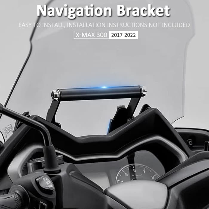 New Front 22mm Phone Holder GPS Mount Stand For Yamaha XMAX300 X-MAX XMAX 300 X-MAX300 2017-2022 20