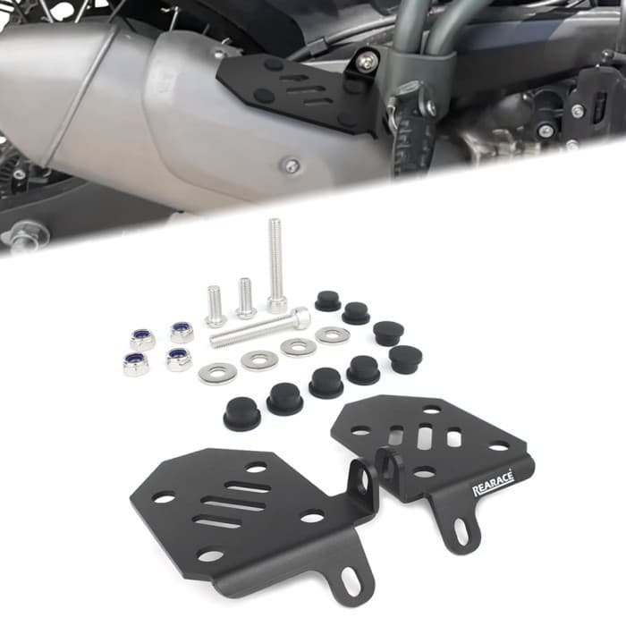 Motorcycle Foot Rests Foot Pegs Pedal Fit For Royal Enfield Himalayan 450 2024- Passenger Pegs Rear