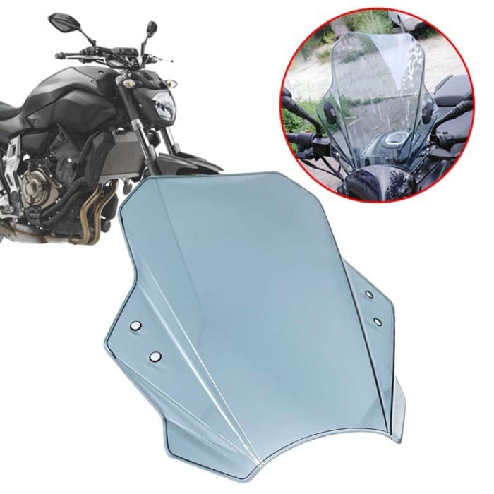 New MT07 MT09 Universal Motorcycle Windscreen Windshield Deflector Fit for YAMAHA MT-07 MT-09 MT-03