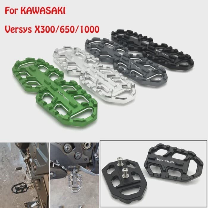 For Kawasaki VERSYS650 VERSYS1000 VERSYS X300 650 1000 2015-2019 Motorcycle Footrest Pedal Enlarger
