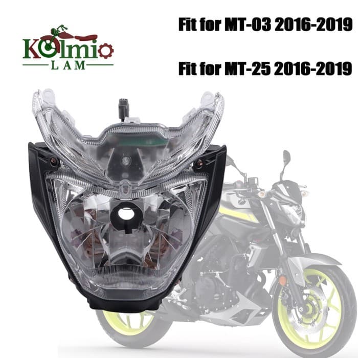 Fit For YAMAHA Motorcycle Headlight 2016 - 2019 MT03 320 MT-03 MT-25 FZ03 FZ-03 MT-25 2017 2018 Hea
