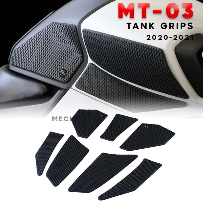 Snake Skin Tank Pads Grips For Yamaha MT03 MT-03 MT25 2020 2021 MT 03 MT 25 Protector Stickers Deca