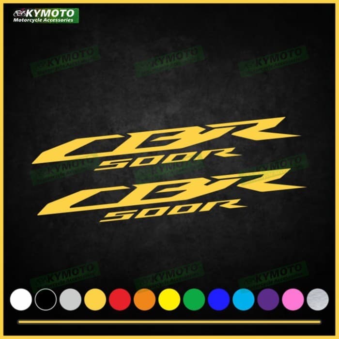 For Honda CBR500R CBR 500R Motorcycle Accessories Decal Fairing Decoration Helmet Fuel Tank Engine 