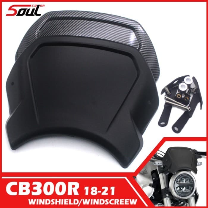 Motorcycle Windscreen Windshield Deflector Visor For HONDA CB300R 2018 2019 2020 2022 2023 2024 CB1