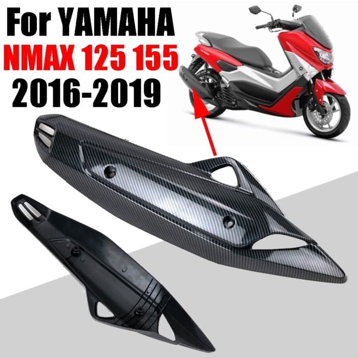 For Yamaha N MAX NMAX 155 125 NMAX155 NMAX125 Accessories Muffler Exhaust Pipe Protection Cover Hea