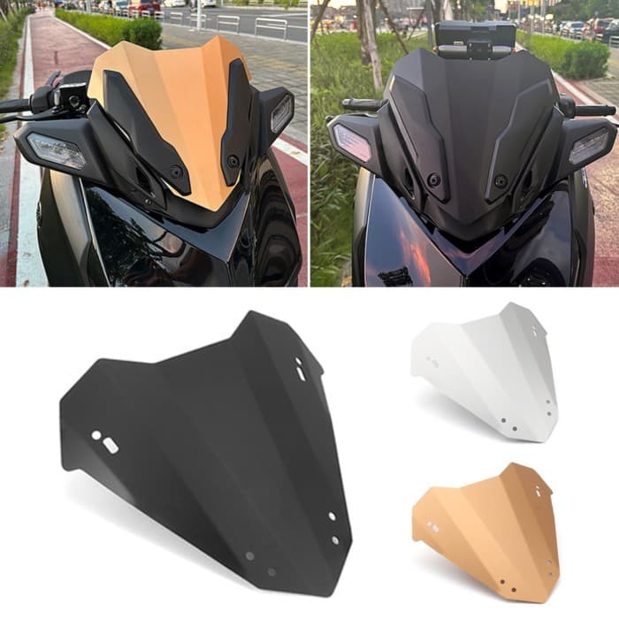 2023 Motorcycle Windscreen Windshield For Yamaha XMAX300 XMAX 300 X-MAX 300 X-MAX 300 Wind Shield S