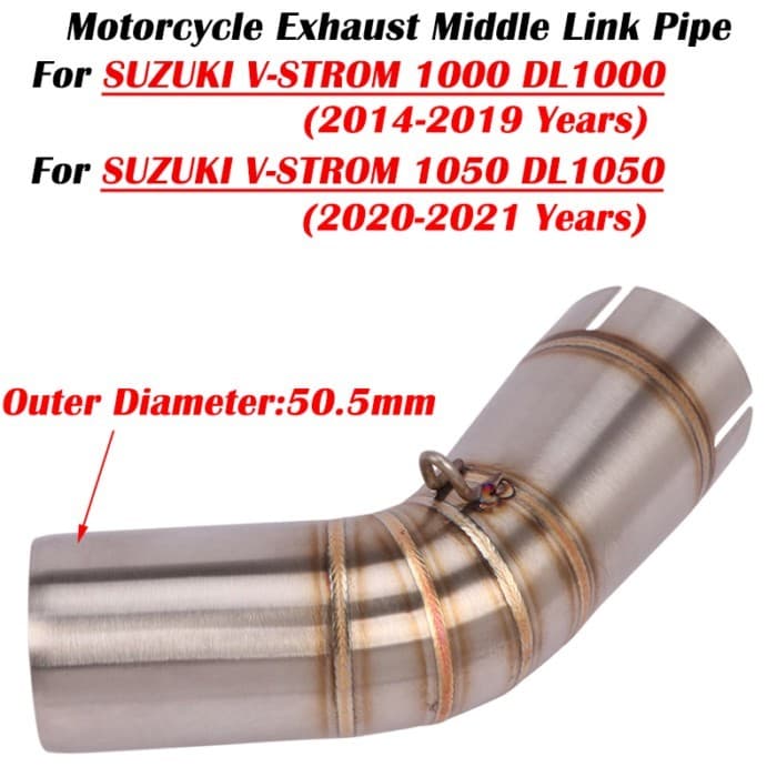 For SUZUKI V-STROM V STROM 1000 1050 DL1000 DL1050 2017 - 2020 2021 Motorcycle Exhaust Escape Modif