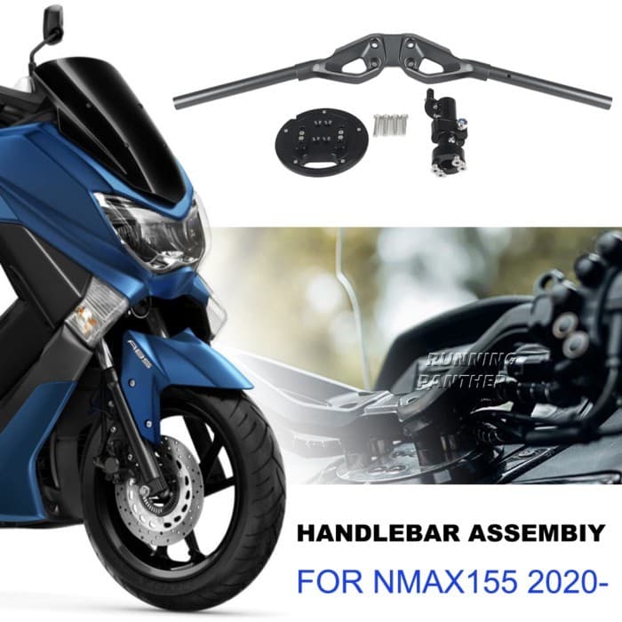 NEW Fit for YAMAHA NMAX155 N-MAX155 Nmax155 2020- Motorcycle Handlebar CNC Motorbike Handle Bar Ste