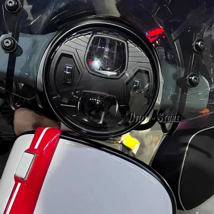 GTS300 LED Headlight New Motorcycle Accessories Front Headlamp 3 Color For Vespa GTS 300 Gts300 gts