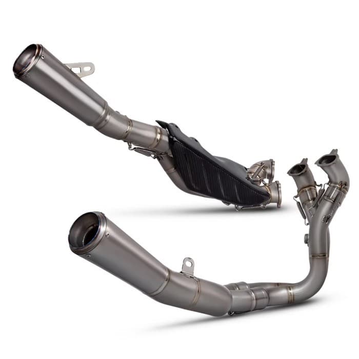 For Ducati Panigale V4 Streetfighter V4 SP PANIGALE V4 V4 S titanium full exhaust system Proejct wi