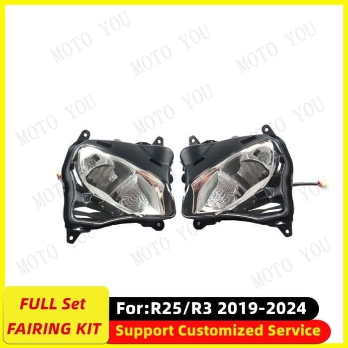 For Yamaha YZFR25 YZF R3 R25 YZFR3 2019-2024 2020 2021 2023 YZF-R25 YZF-R3 Headlight Assembly Headl