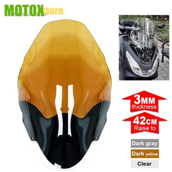 For Honda PCX125 PCX150 PCX 125 150 PCX-125 PCX-150 Motorcycle Windshield Windscreen 2014 2015 2016