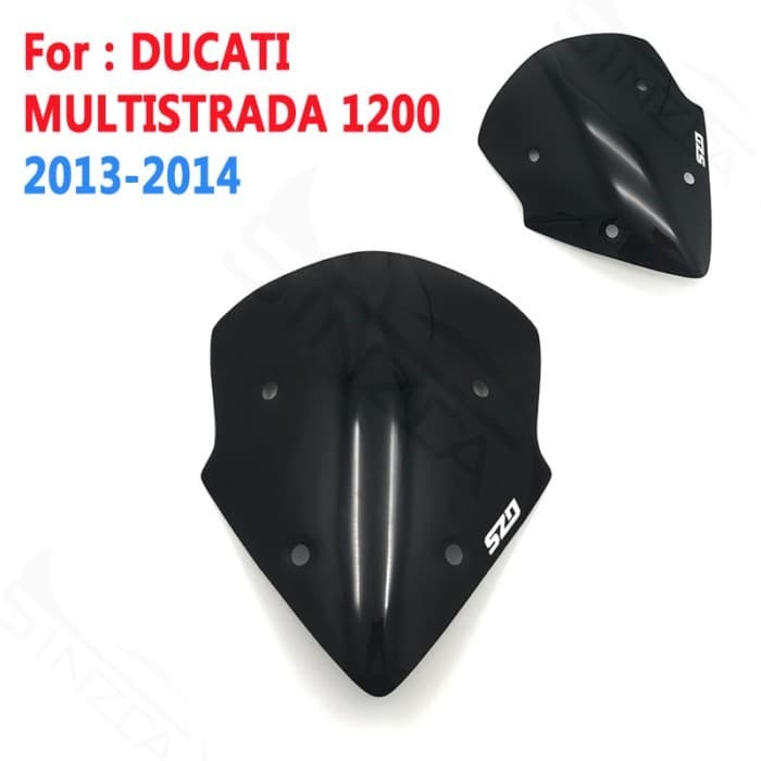 Windscreen For DUCATI MULTISTRADA MTS1200 MTS1200S ENDURO 1200S Motorcycle Sport Windshield Wind De