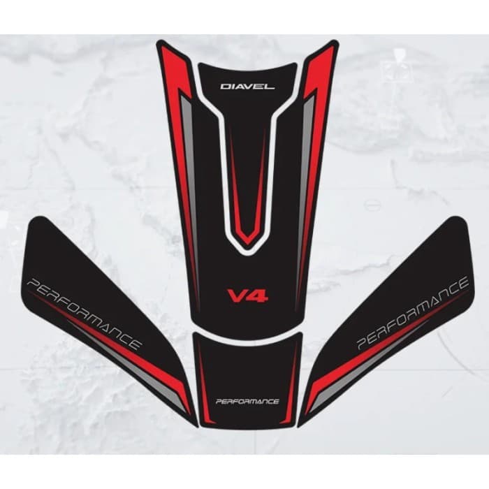 FOR DUCATI DIAVEL V4 2023 Diavel Motorcycle Tank Pad Protector Leather Frosting Sticker Decals Acce
