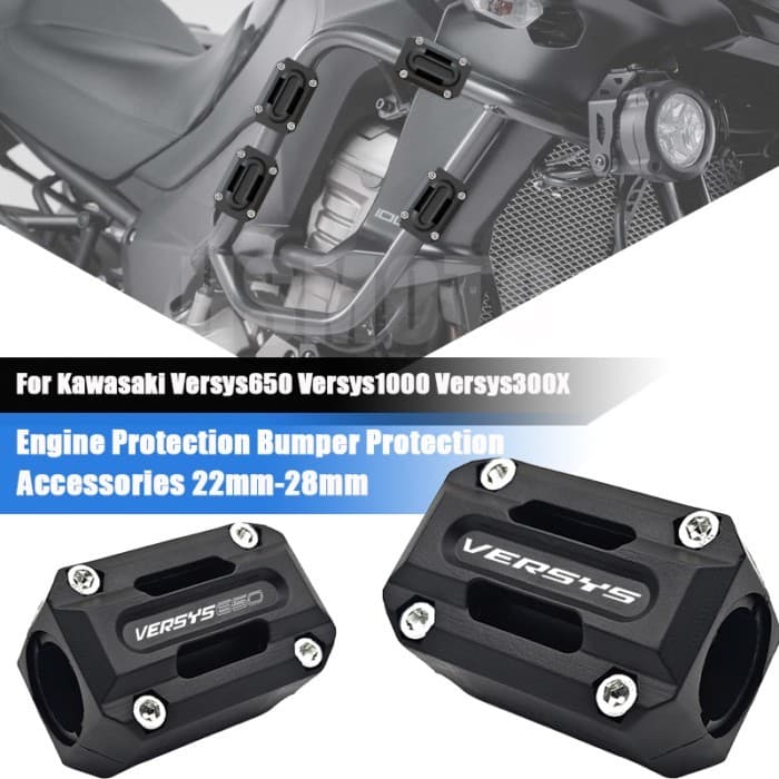 For Kawasaki Versys650 Versys1000 All years Versys300X 2023 VERSYS  Crash Bars Engine Bumper Protec