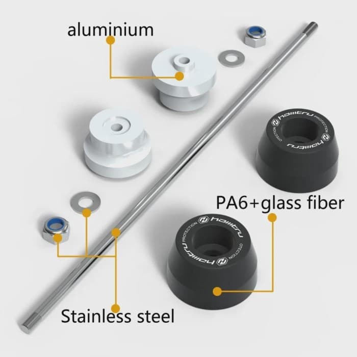Front Rear wheel Spindle Crash Protection For Ducati Scrambler 800 Desert Sled / Scrambler 800 Dese