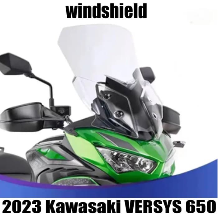for 2023 Kawasaki VERSYS 650 modified heightened windshield Kawasaki 650 front windshield Kawasaki 