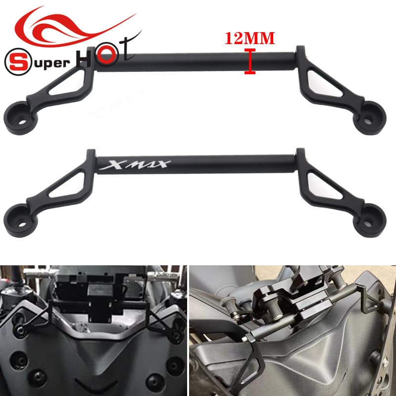 สําหรับ YAMAHA XMAX X MAX 300 250 XMAX300 XMAX250 อุปกรณ์เสริมด้านหน้าผู้ถือโทรศัพท์สมาร์ทโฟน GPS นําทางแผ่นวงเล็บ