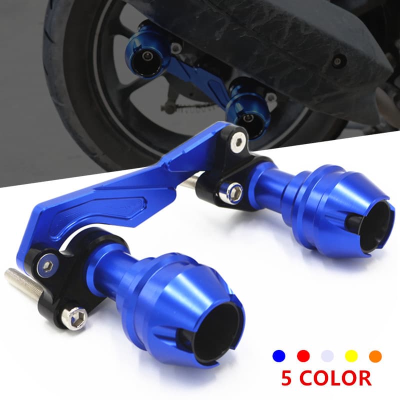 NMAX155 XMAX250 300 400 AEROX155 NVX155 ท่อไอเสีย Slider Falling Protector สําหรับ Yamaha Nmax155 Xmax250 300 400 AEROX155 NVX155