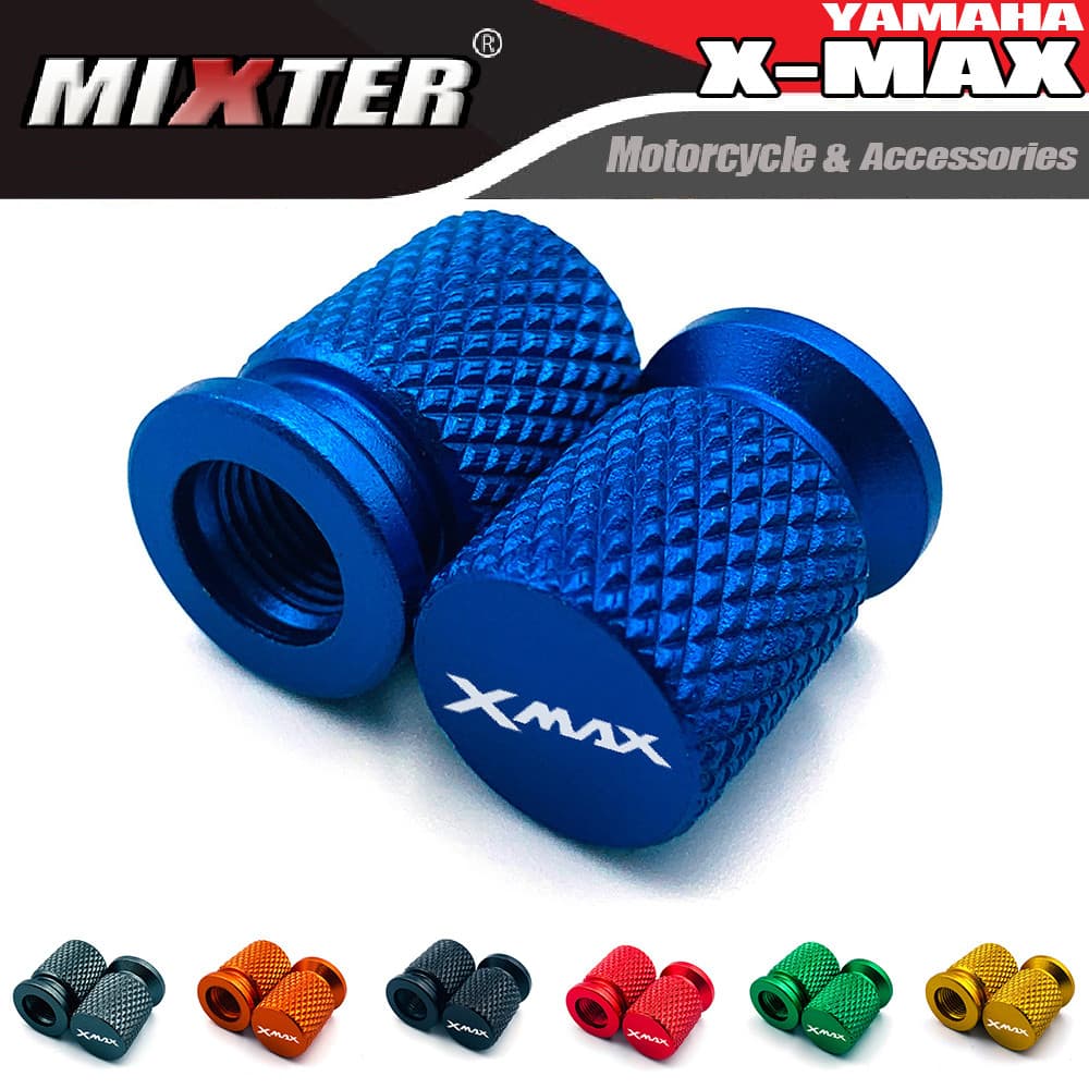 อุปกรณ์เสริมรถจักรยานยนต์ยางวาล์ว Air Port Stem ฝาครอบปลั๊กสําหรับ YAMAHA XMAX125 X-MAX 250 X-MAX300 XMAX 400 ทุกปี X-MAX 300