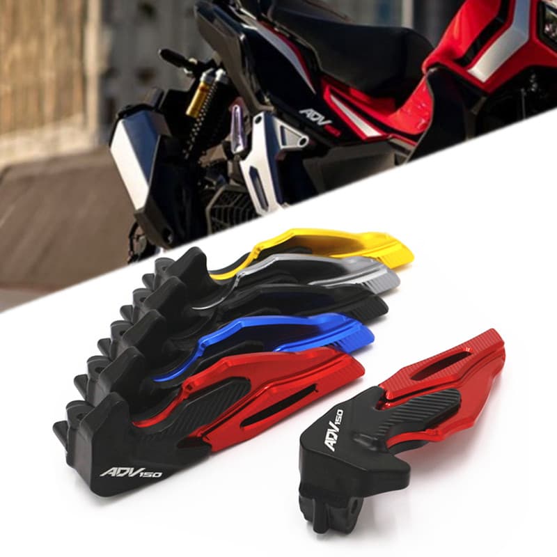 Honda ADV150 PCX125 PCX150 พักเท้าด้านหลังผู้โดยสารเท้า Peg Pedal สําหรับ HONDA ADV150 2019 2020 PCX125 150 ด้านหลังพักเท้า Footpegs