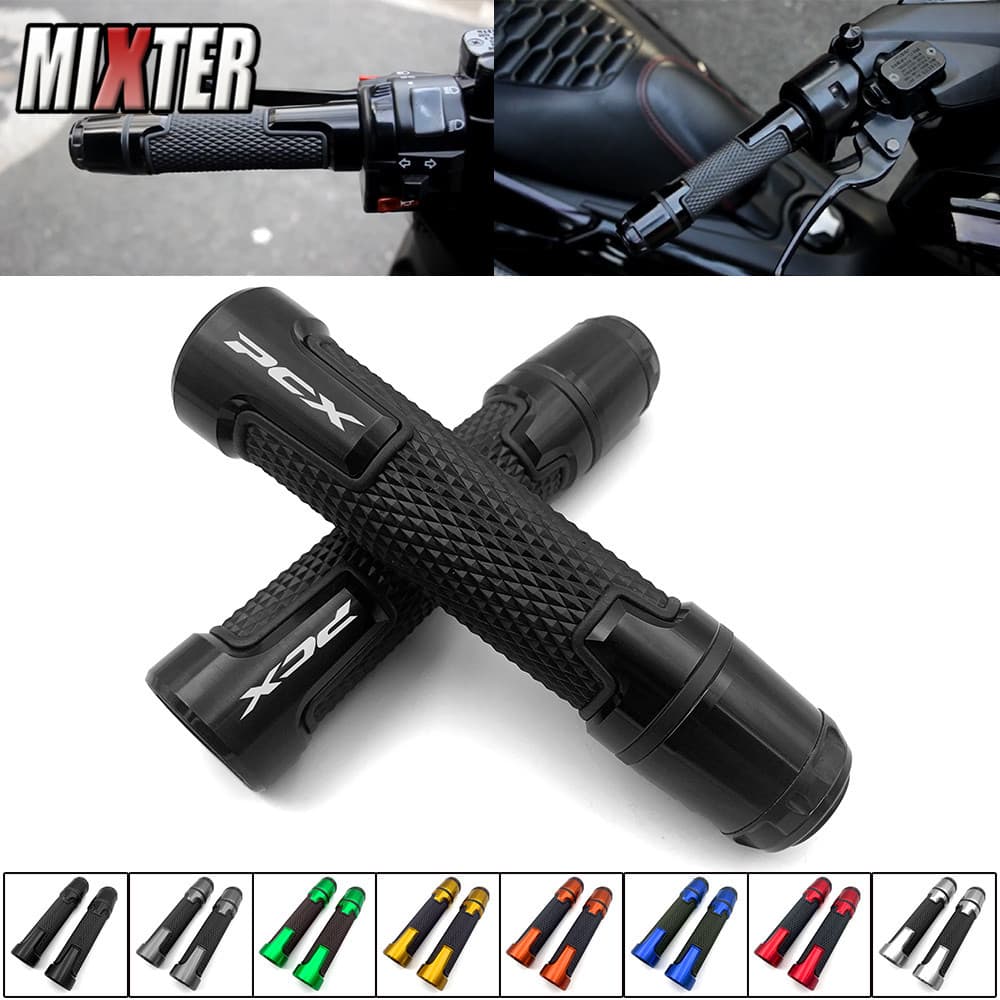 รถจักรยานยนต์ CNC 7/8 22MM Anti-Slip Handle Bar Handlebar Hand Grips เหมาะสําหรับ HONDA PCX125 PCX150 PCX160 PCX 125 150 160 ทุกปี