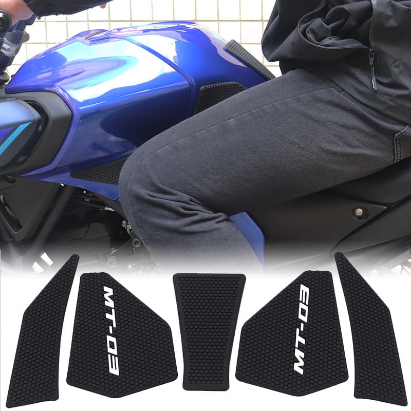สําหรับ YAMAHA MT-03 MT03 MT 03 รถจักรยานยนต์ Anti Slip Tank Pad แก๊สเข่า Traction ด้านข้าง Protector สติกเกอร์