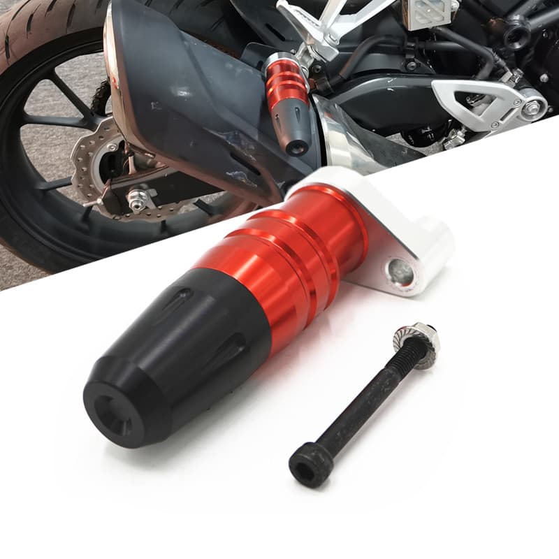 CB300R CB250R ไอเสีย Protector Slider Crash Bar สําหรับ Honda CB250R CB300R CB 300R CB 250R ไอเสีย Protector กระบอก Pad HONDA CB