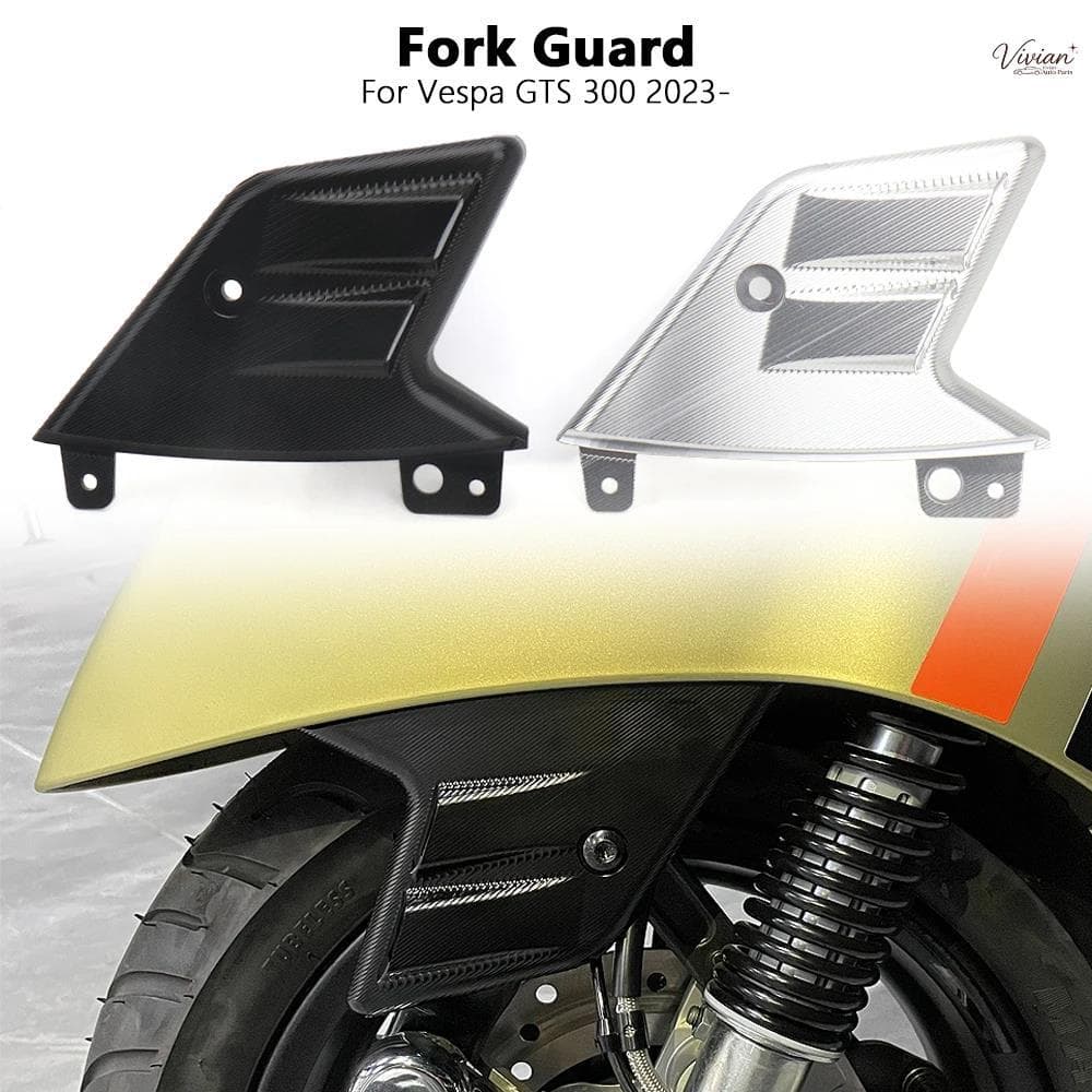 ใหม่สําหรับ Vespa Gts 300 GTS300 Gts 300 GTS300 2023 2024 ฝาครอบช่วงล่างด้านหน้าส้อมโช้คอัพยามล้อ Rocker Protector【20