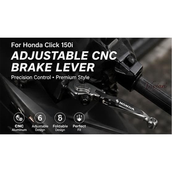For Honda Click 125i 150i Click125 ก้านเบรกมอเตอร์ไซค์ Click125 Click150 อะไหล่เบรก อลูมิเนียม ซ้ายขวา【21